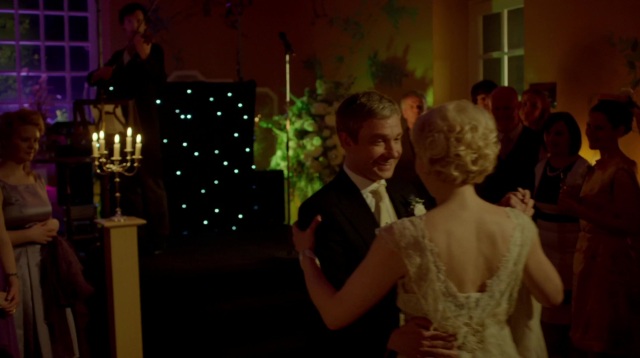 Sherlock Playing His Waltz for John and Mary (from The Sign of Three) (Used with kind permission from Hartswood Films)
